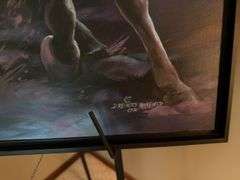 D Reiners Binfield horse painting on easel
