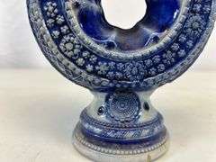 Antique stoneware pitcher/decanter ￼