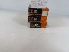 243 Winchester ammunition lot contains two boxes frontier 243 Winchester ammunition. 32 rounds of 75