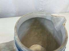Antique stoneware pitcher