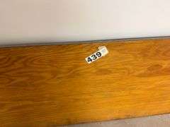 Large 8 foot wooden top table