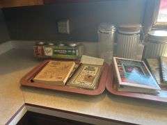 Coffee cups, crystal jars, cutting boards and more