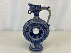 Antique stoneware pitcher/decanter ￼