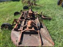 Pull type rotary mower