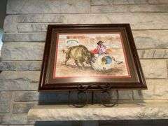 D Reiners Binfield Oregon Trail Rodeo paintings