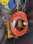 Tote with extension cord, chain and more