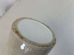 A.L. Blair’s spiced cider vinegar pickles stoneware jar