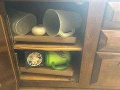 Coffee cups, crystal jars, cutting boards and more