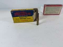 Vintage 7mm Mauser ammunition