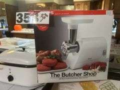 Meat grinder, and food slicer
