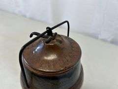 A.L. Blair’s spiced cider vinegar pickles stoneware jar