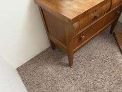 Vintage make up stand with mirro and dresser.