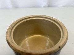 Red Wing butter crock with lid