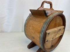 Antique barrel churn