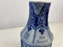 Antique stoneware pitcher ￼