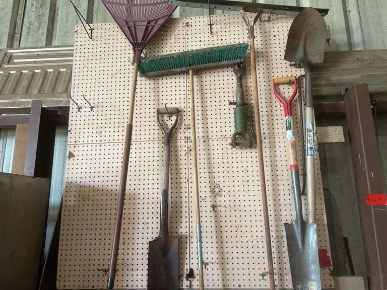 Shovels, broom, and more