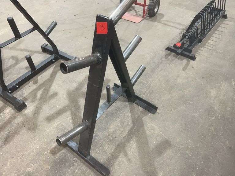Weightlifting plate tree