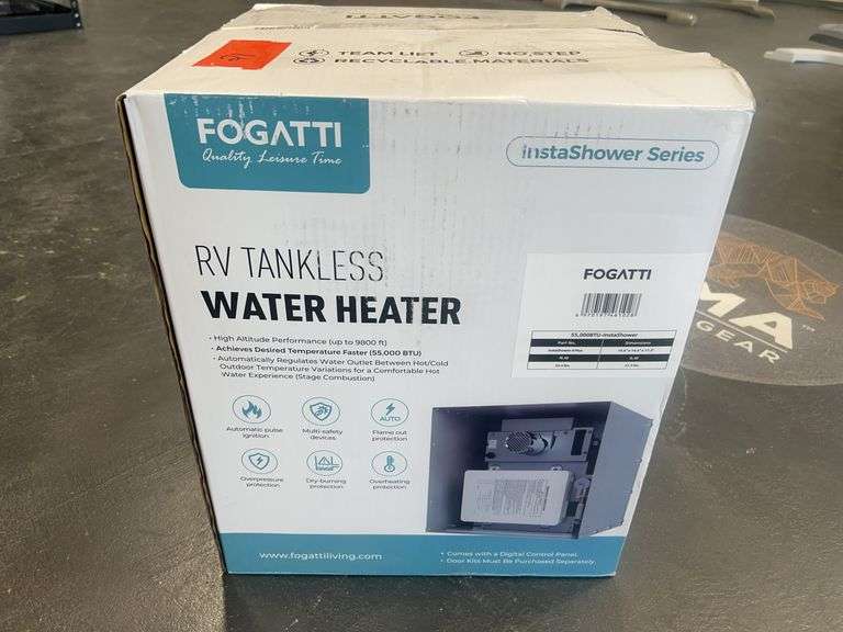 Fogatti RV tankless water heater