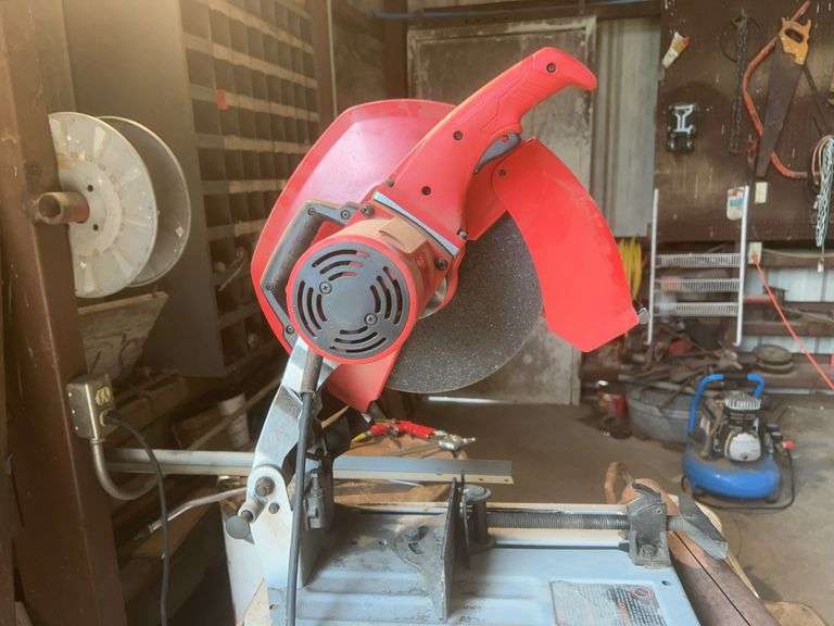 Milwaukee chorded 14” abrasive cut-off machine