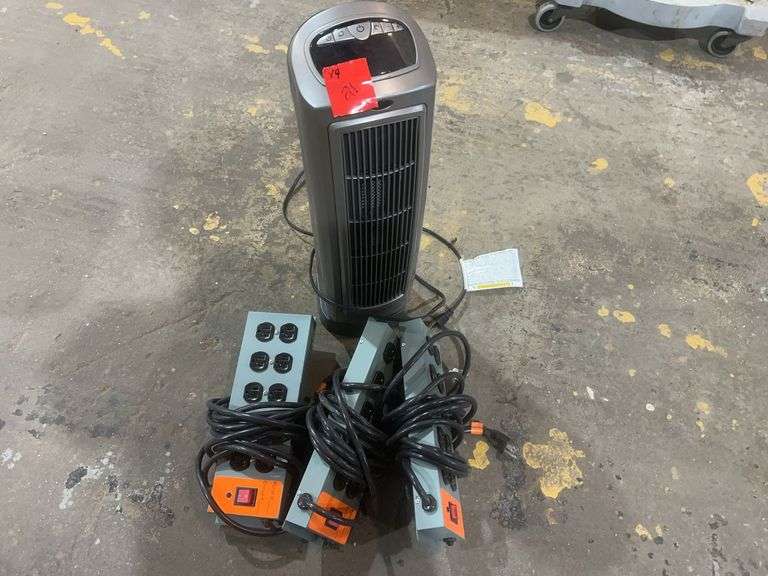 Power strips and space heater