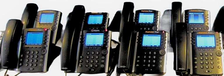 Ringcentral Phones- Lot of 11, Plus 1 Switch and 1 Conference Phone