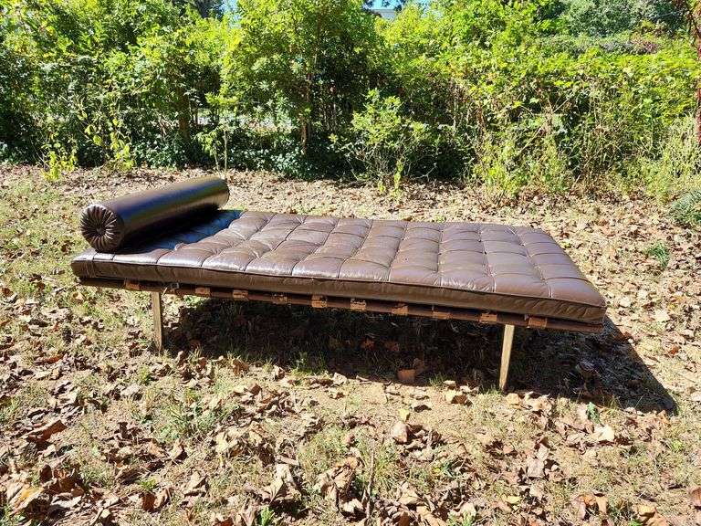 MCM Ludwig Mies van der Rohe Style Barcelona Daybed Lounge