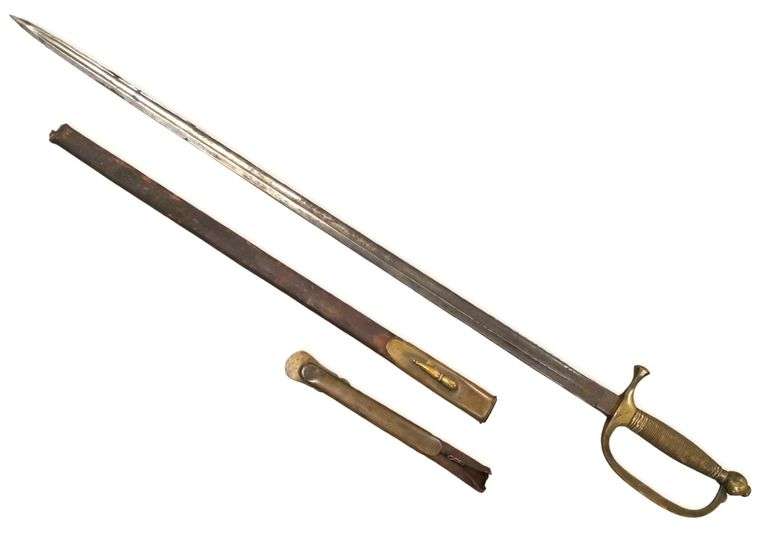 Antique Civil War Sword and Scabbard