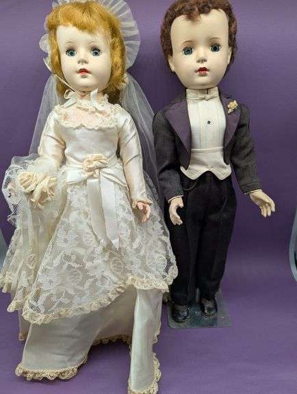 Madame Alexander bride & groom dolls