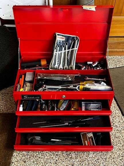 Vintage Snap-On Tool Box and Tools