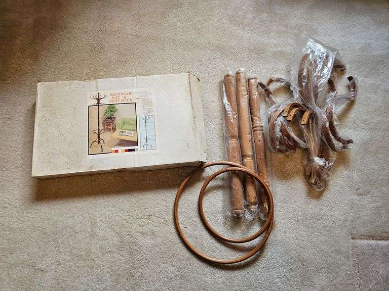 Vintage Bentwood Coatrack/Hatrack Kit NIB