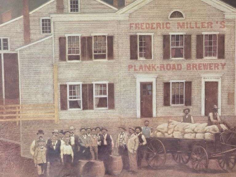 1980 Fredric Miller Plank Road Brewery Framed Print by Mark English