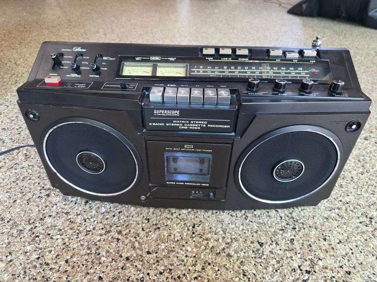 Vintage Marantz Superscope CRS-4000 Boombox