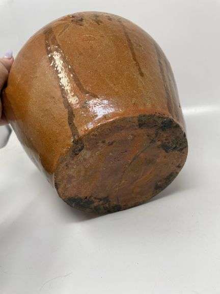 Antique Terracotta Olive Oil Jug