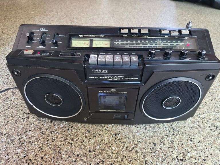 Vintage Marantz Superscope CRS-4000 Boombox