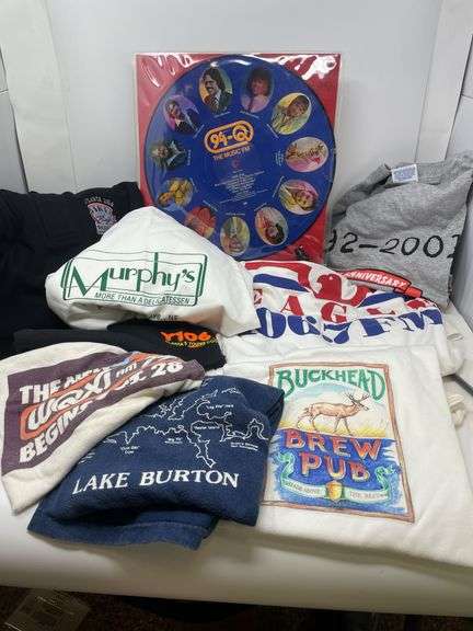 VTG Atlanta T-shirts + Robert Palmer "Secrets" 94Q promo Picture Album! Radio Stations, Restaurants 