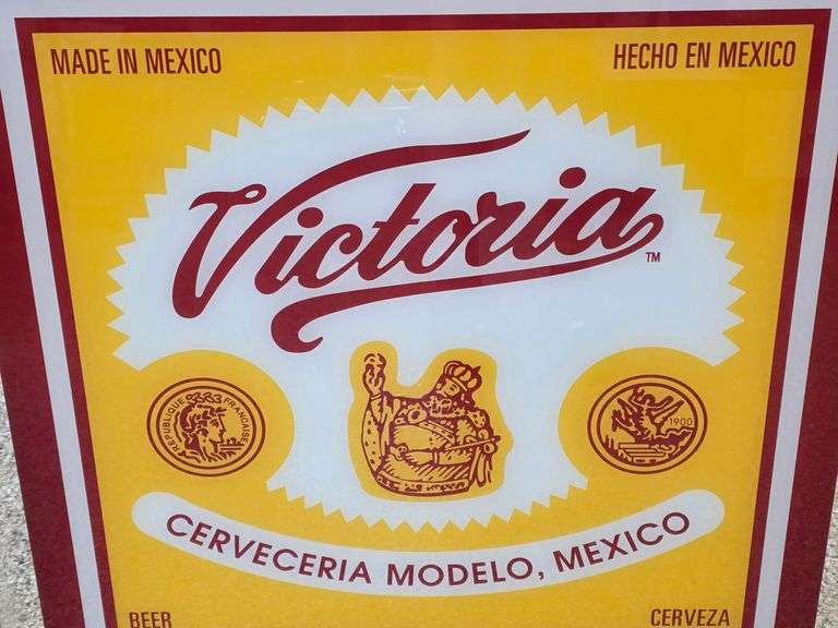 Victoria Mexican Beer Sign/Pub Mirror