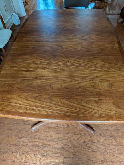 Benny LInden teak dining room table with 2 extenders