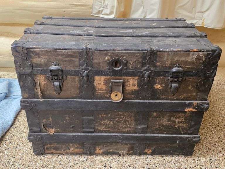Antique Steamer Trunk