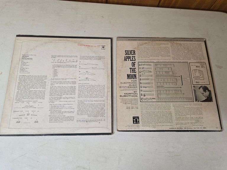 Vintage Morton Subotnick Vinyl Records