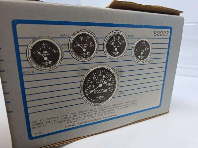 Stewart Warner Genuine Wings Gauges- as shown