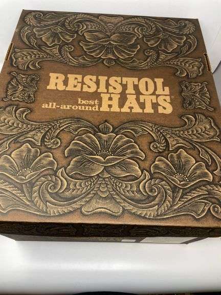 Resistol Black Gold 20X Beaver Felt Black Cowboy Hat NIB