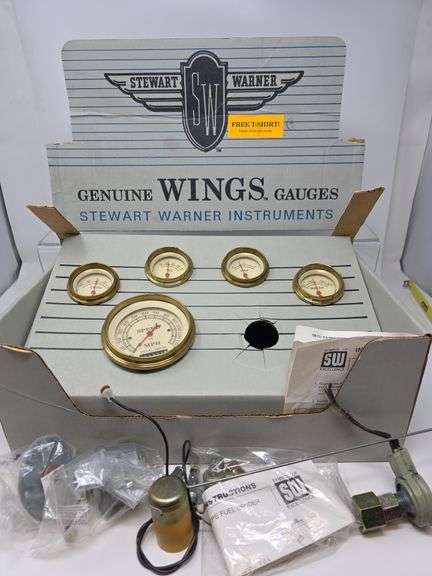 Stewart Warner Genuine Wings Gauges- as shown
