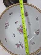 Chinese Export Armorial Style Porcelain Punch Bowl believed to be by Samson