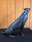 Loet Venderveen Broze Sitting Cheetah Sculpture- 76/500 with COA