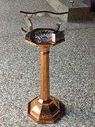 Art Deco Cigar Smoking Stand with Löwenbräu Ashtray