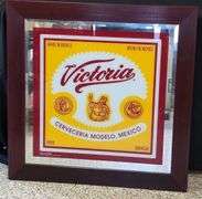 Victoria Mexican Beer Sign/Pub Mirror