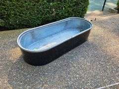 5' 3" Galvanized Stock Tank with Drain