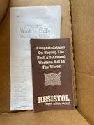 Resistol Black Gold 20X Beaver Felt Black Cowboy Hat NIB