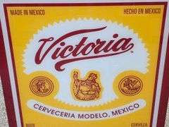 Victoria Mexican Beer Sign/Pub Mirror
