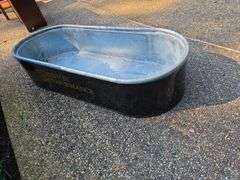 5' 3" Galvanized Stock Tank with Drain